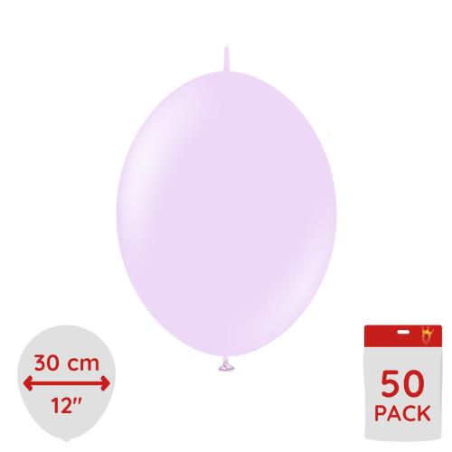 Latexballoons - K-Link Macaron Lilac 30 cm 50-pack