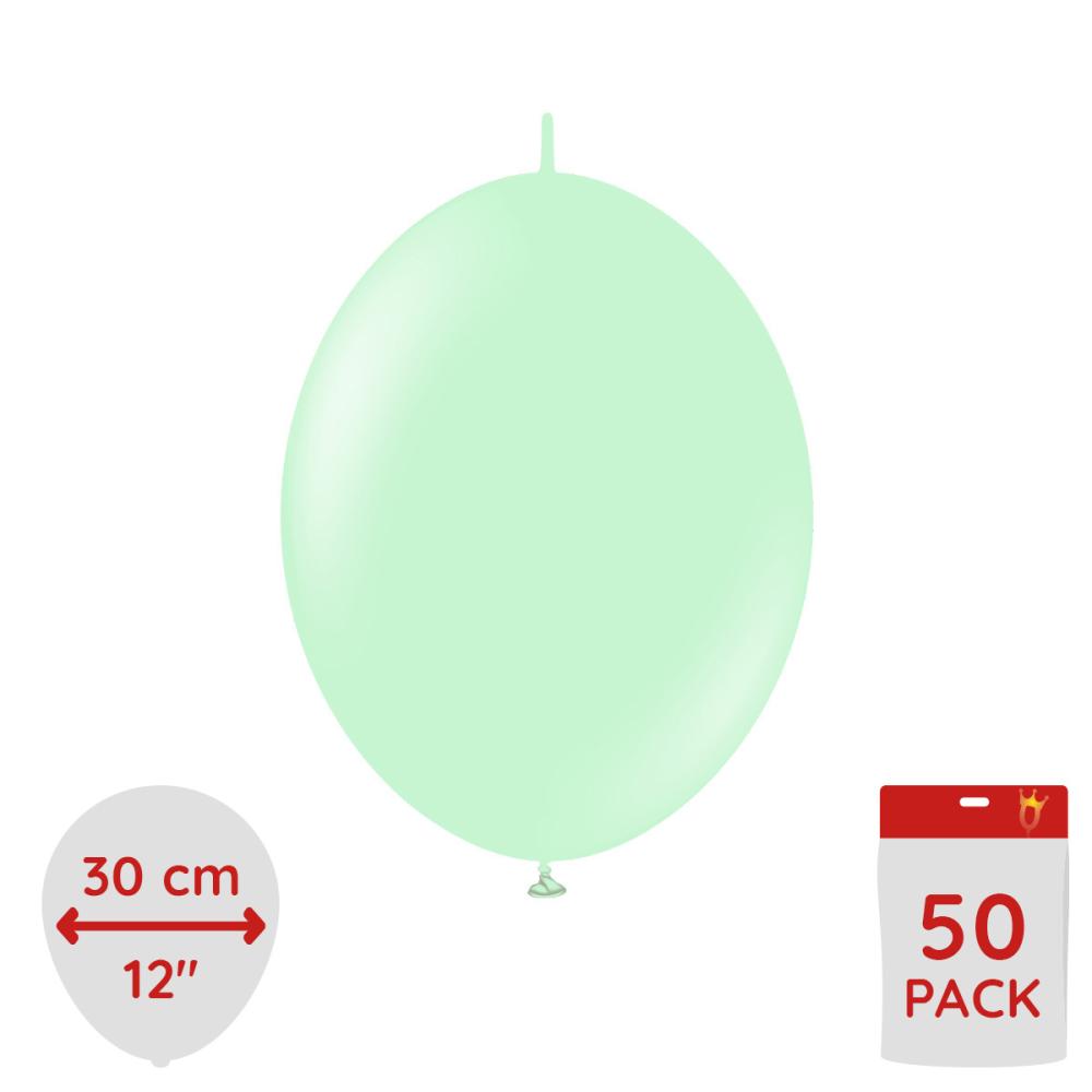 Latexballoons - K-Link Macaron Green 30 cm 50-pack