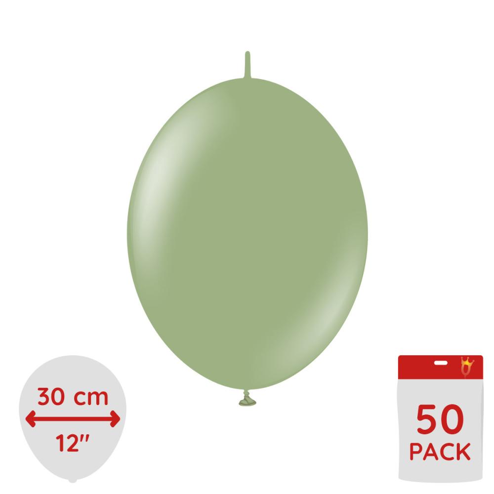 Latexballoons - K-Link Eucalyptus 30 cm 50-pack