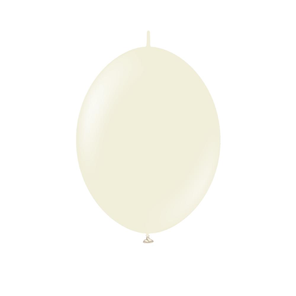 Latexballoons - K-Link White Sand 30 cm 50-pack