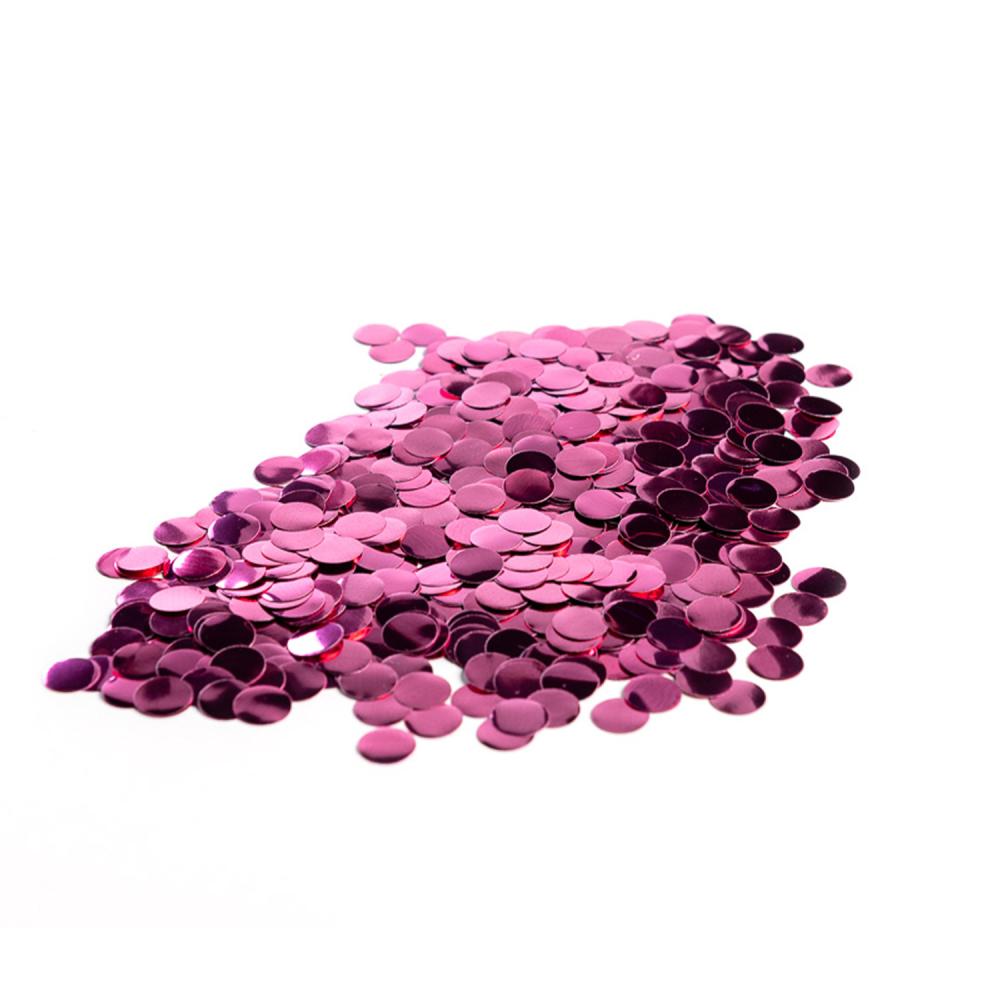 Ballongkonfetti - Rosa Runda 15mm 1 kg