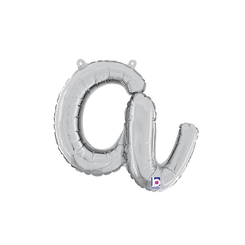 Bokstavsballong - A Script Silver