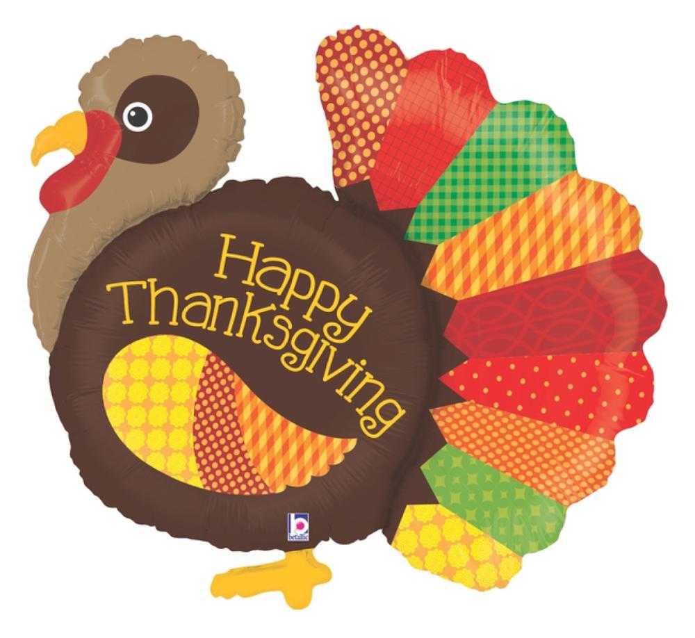 Folieballong - Calico Turkey 104 cm