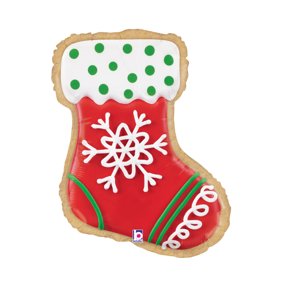 Folieballong - Stocking Cookie 69 cm