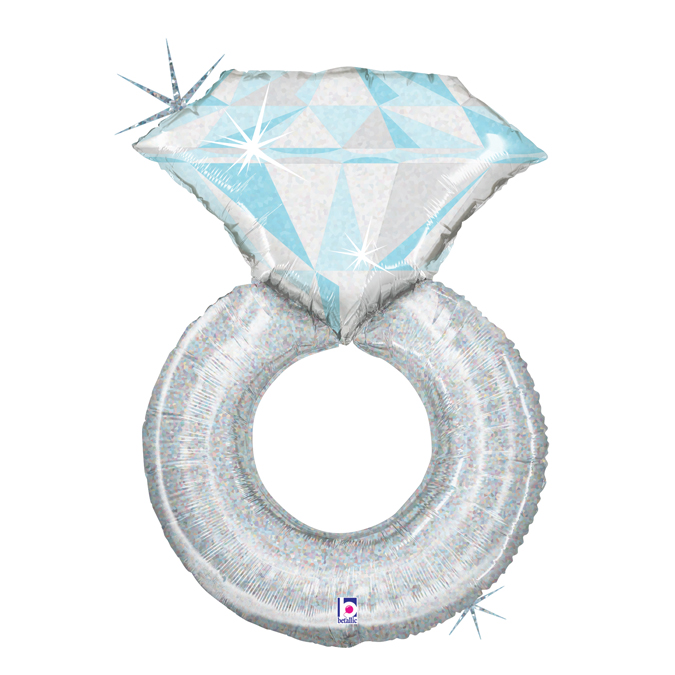 Folieballong - Wedding Ring Shape