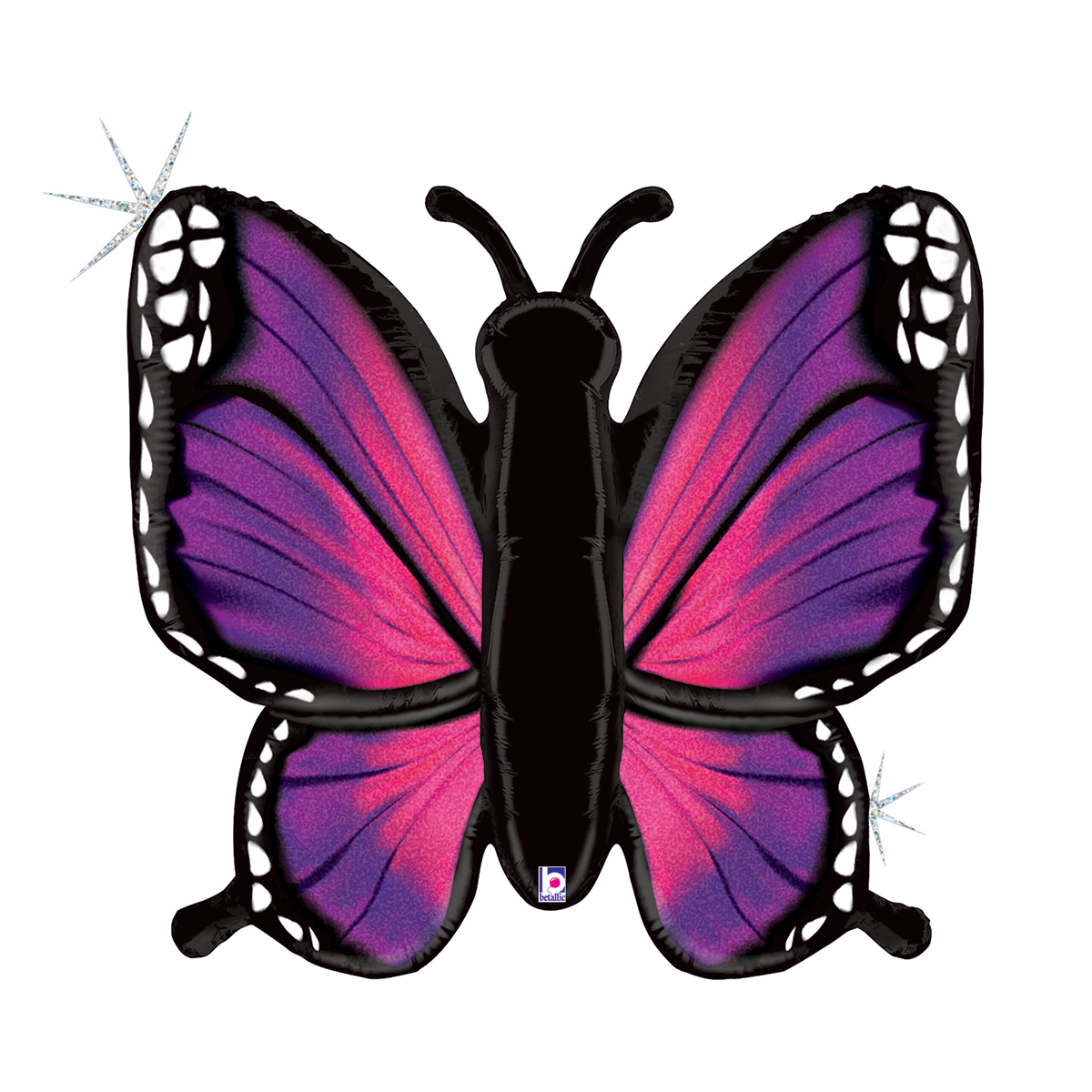 Folieballong - Radiant Butterfly Pink 116 cm