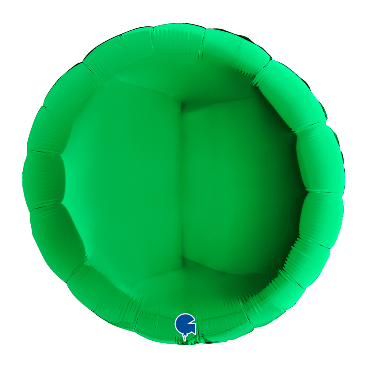 Folieballong - Rund Grön 91 cm
