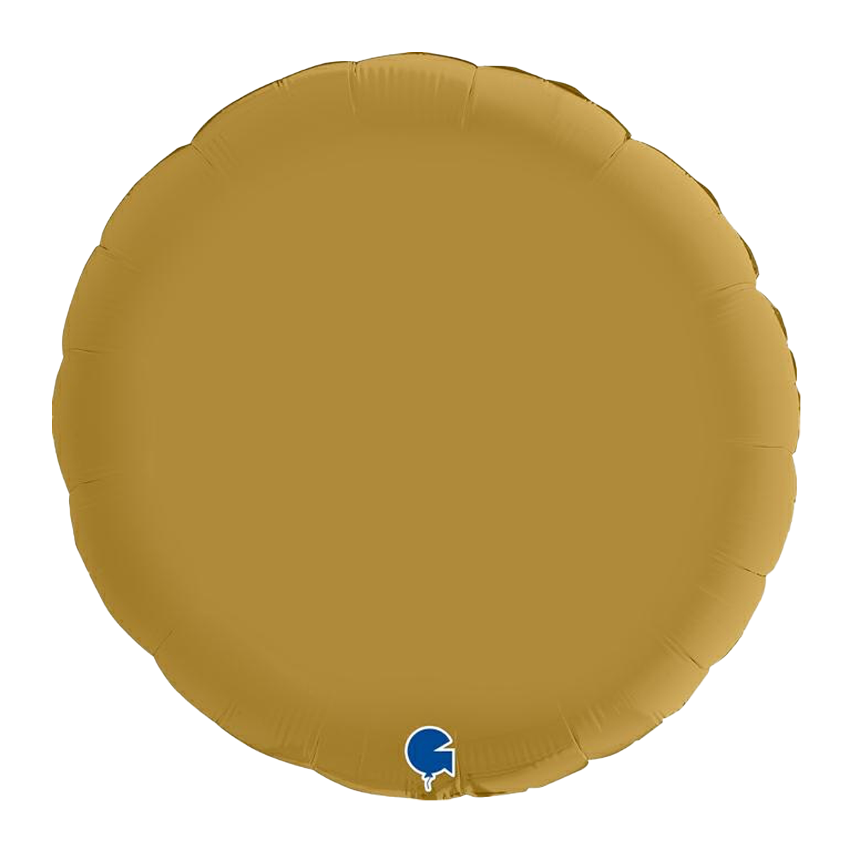 Folieballong - Rund Satin Gold 91 cm