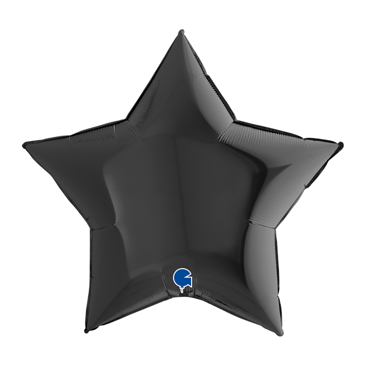 Folieballong - Stjärna Svart 91 cm