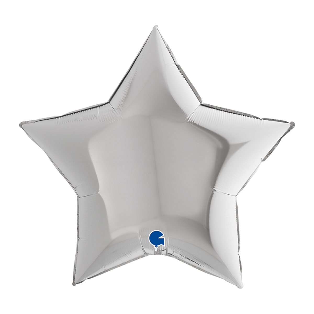 Folieballong - Stjärna Silver 91 cm