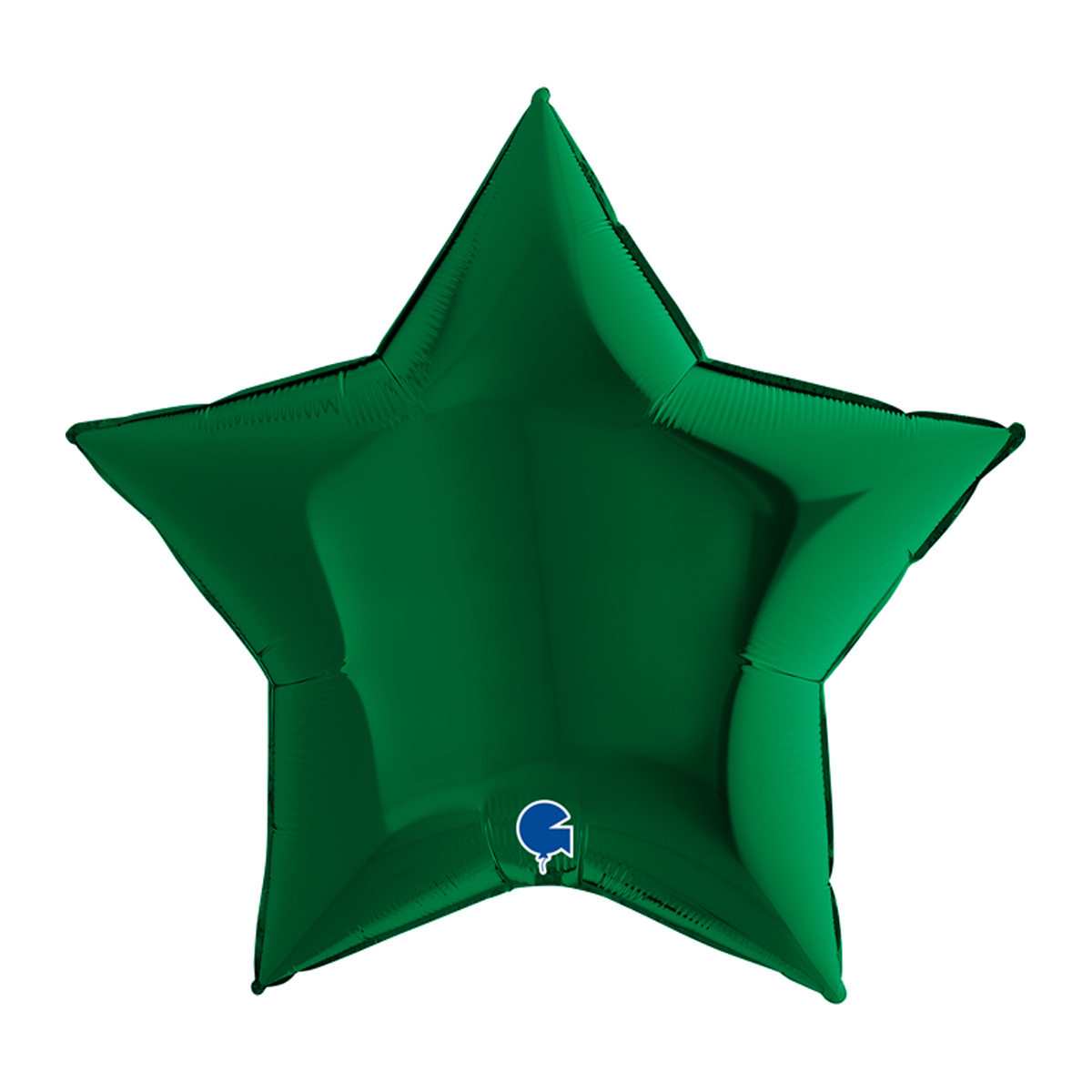 Folieballong - Stjärna Mörkgrön 91 cm