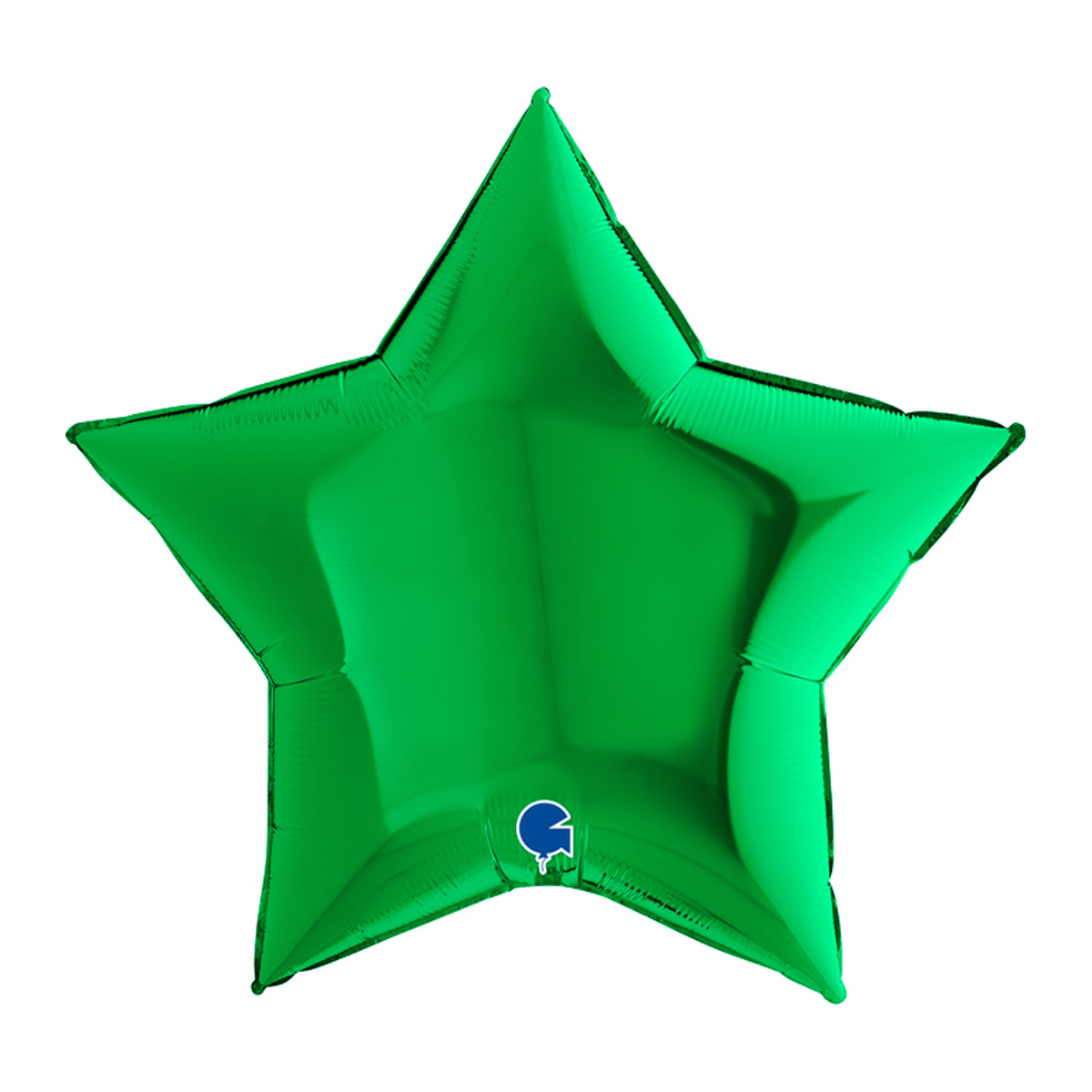 Folieballong - Stjärna Grön 91 cm