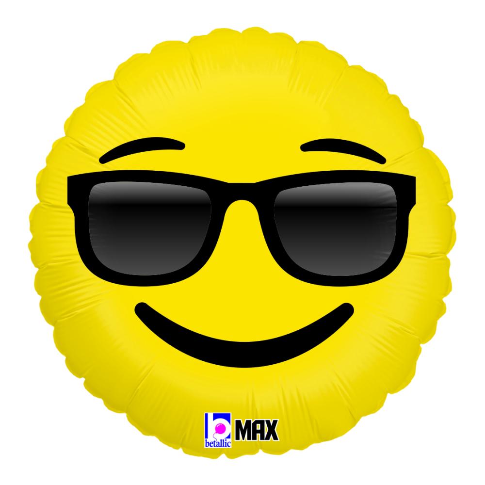 Folieballong - Emoji Sunglasses