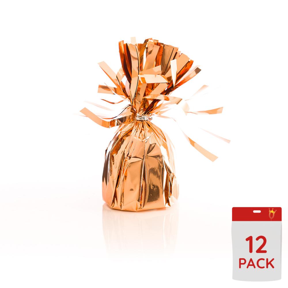 Ballongtyngder - Folie Rose Gold 170g 12-pack