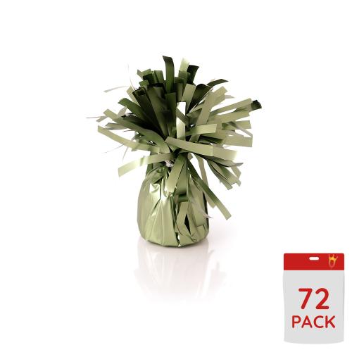 Ballongtyngder - Folie Olive 170g - 72-pack