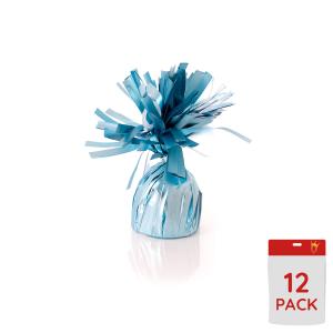 Ballongtyngder - Folie Satin Pastel Blue 170g 12-pack
