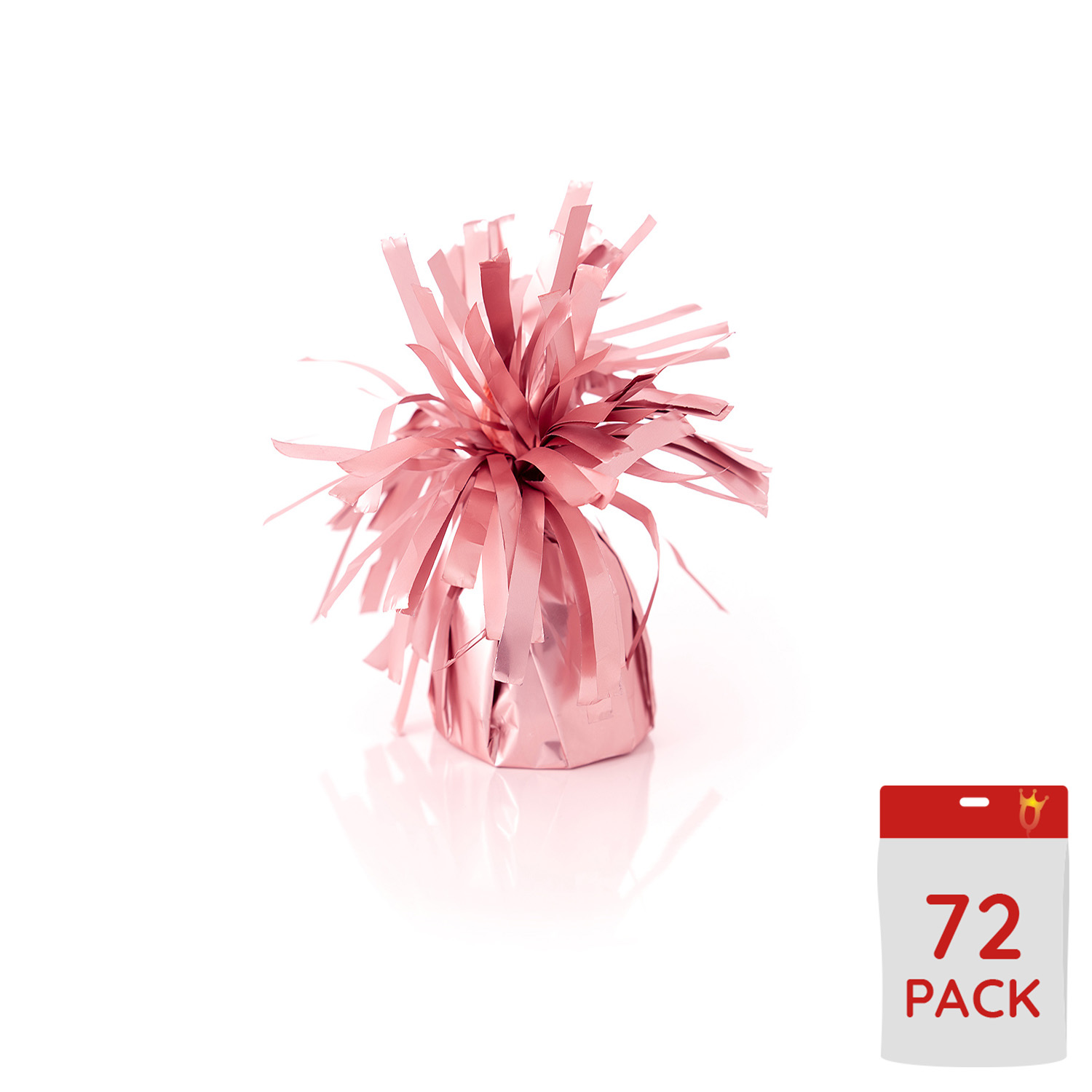 Ballongtyngder - Folie Satin Pastel Pink 170g 72-pack