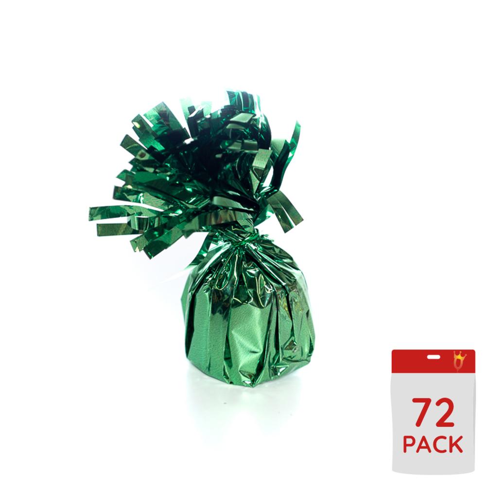 Ballongtyngder - Folie Gröna 170g - 72-pack