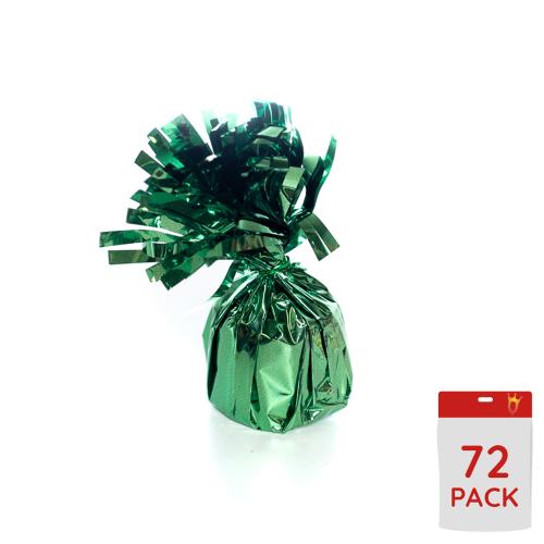 Ballongtyngder - Folie Gröna 170g - 72-pack