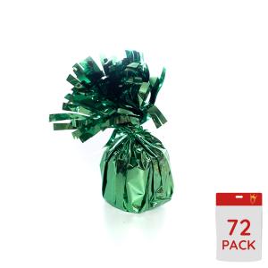 Ballongtyngder - Folie Gröna 170g - 72-pack