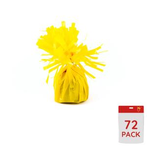 Ballongtyngder - Folie Gula 170g - 72-pack