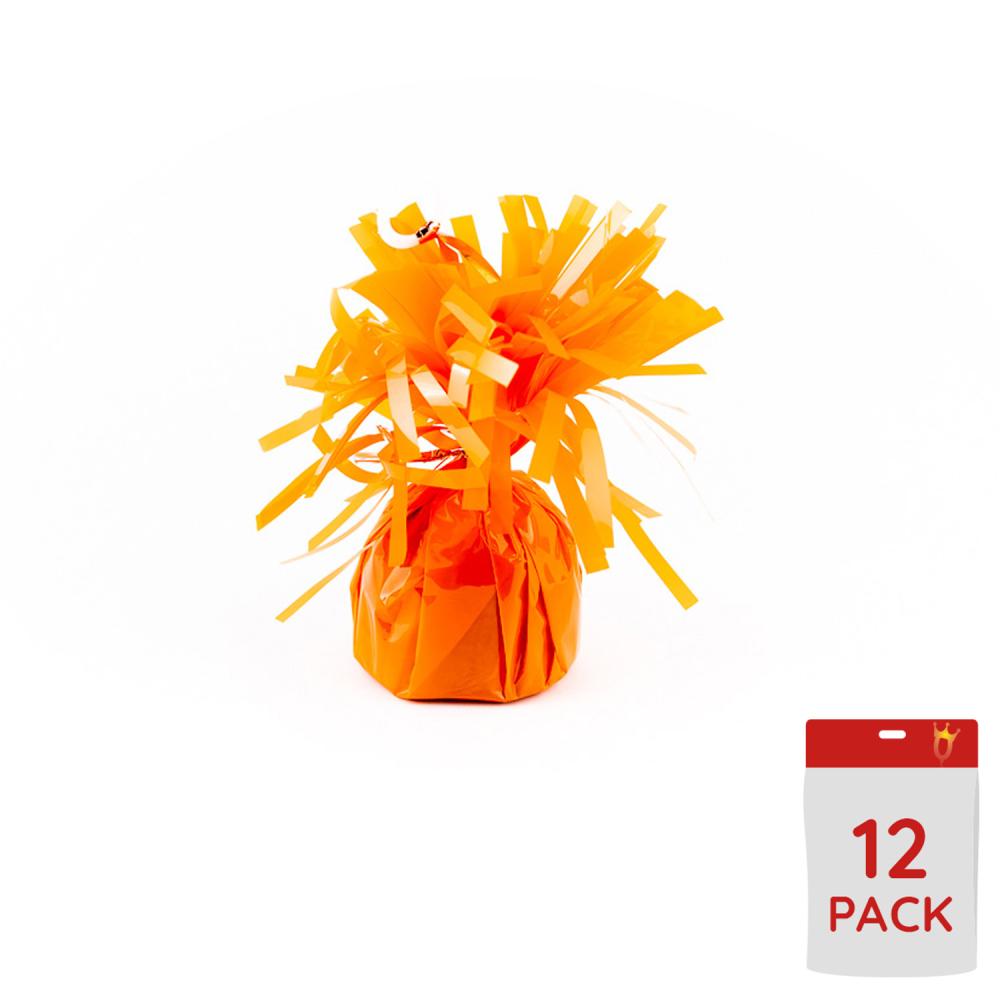 Ballongtyngder - Folie Orangea 170g - 12-pack