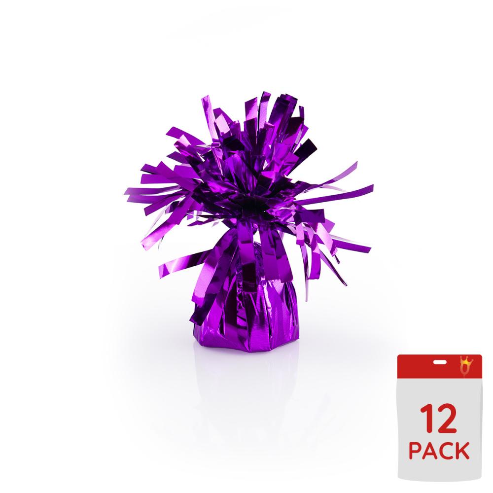 Ballongtyngder - Folie Lila 170g - 12-pack