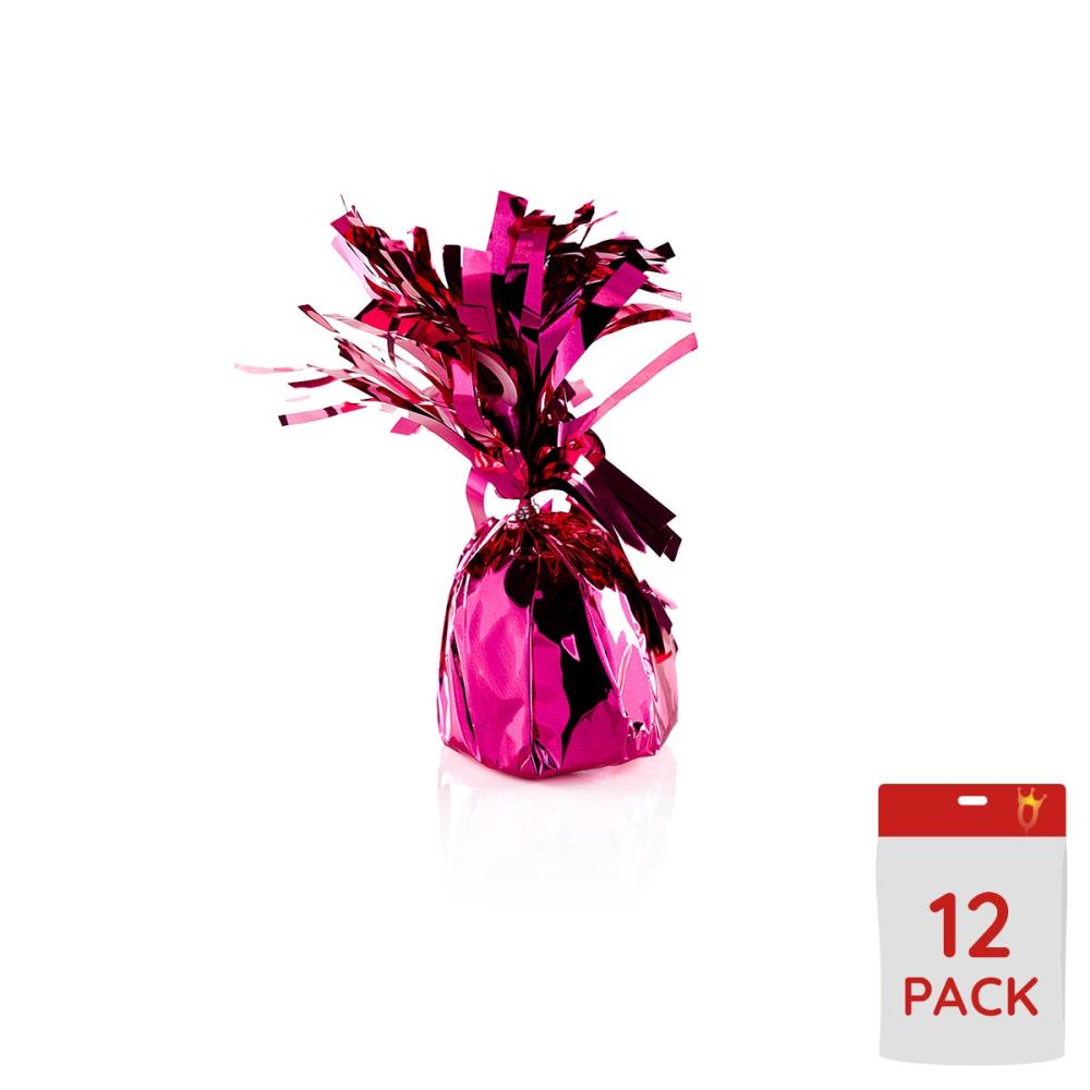 Ballongtyngder - Folie Magenta 170g - 12-pack