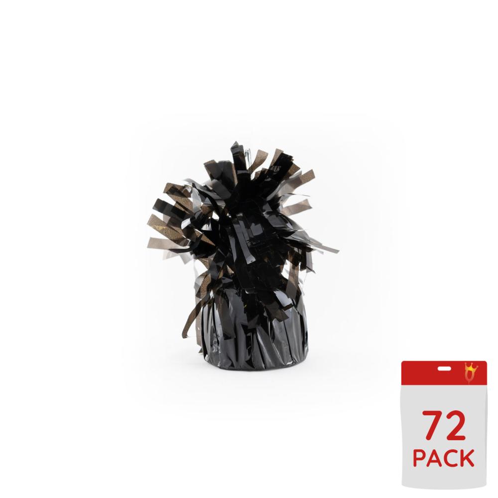 Ballongtyngder - Folie Svarta 170g - 72-pack