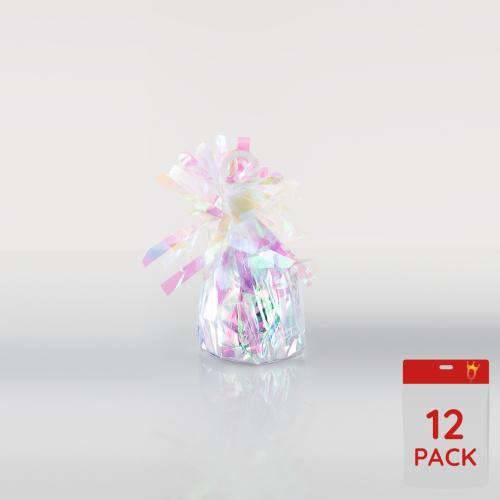 Ballongtyngder - Folie Skimrande 170g - 12-pack