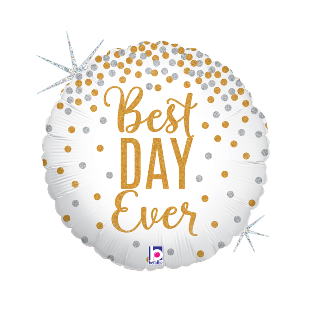 Folieballong - Best Day Ever 46 cm