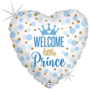 Folieballong - Welcome Little Prince 46 cm