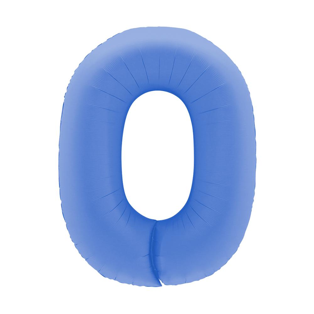 Ballongsiffra - Noll Lotus Blue 100 cm