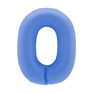 Ballongsiffra - Noll Lotus Blue 100 cm