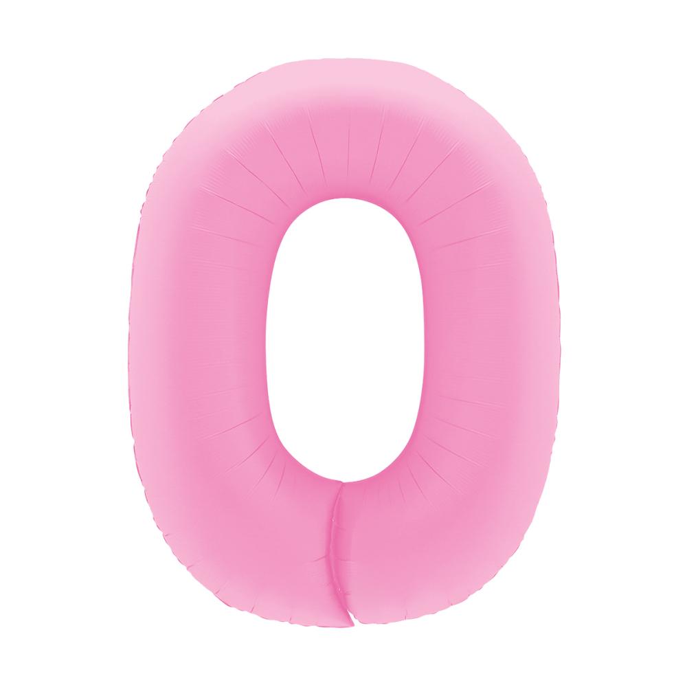 Ballongsiffra - Noll Sakura Pink 100 cm