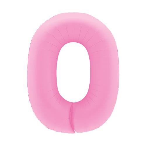 Ballongsiffra - Noll Sakura Pink 100 cm
