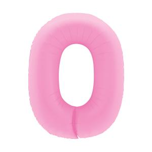 Ballongsiffra - Noll Sakura Pink 100 cm