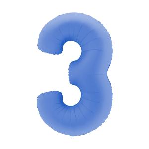 Ballongsiffra - Tre Lotus Blue 100 cm