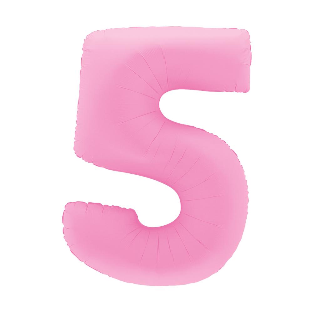 Ballongsiffra - Fem Sakura Pink 100 cm