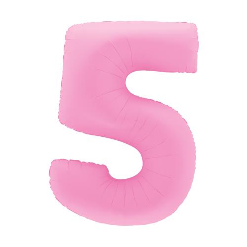 Ballongsiffra - Fem Sakura Pink 100 cm