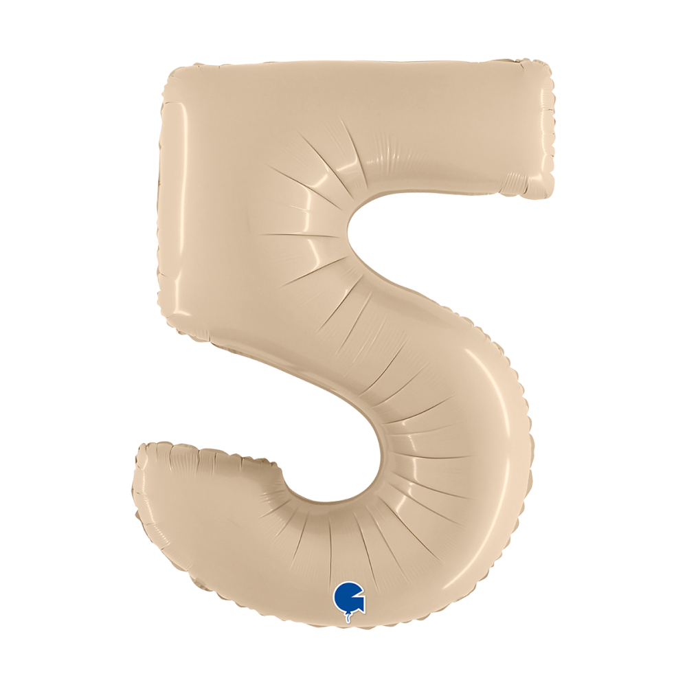 Ballongsiffra - Fem Satin Cream 100 cm