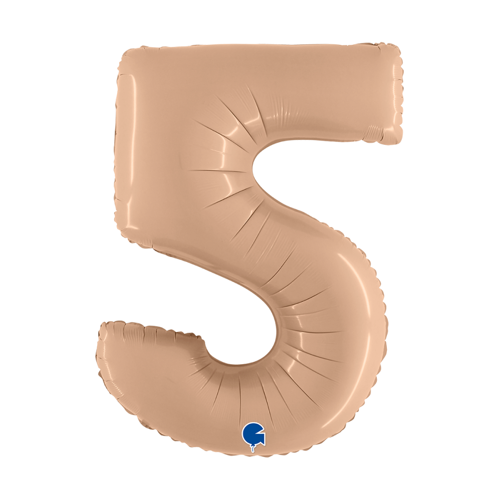 Ballongsiffra - Fem Satin Nude 100 cm