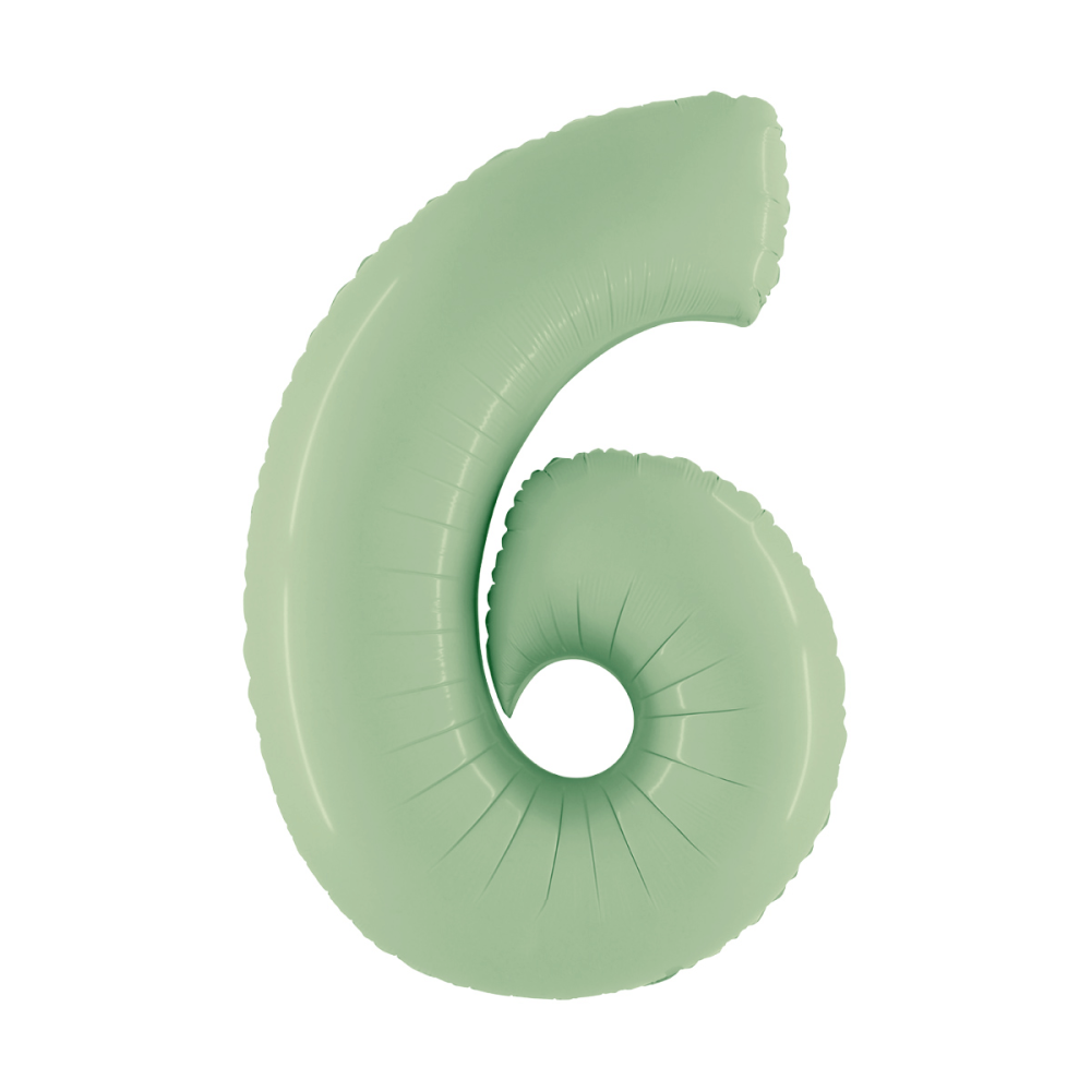 Ballongsiffra - Sex Satin Olive Green 100 cm
