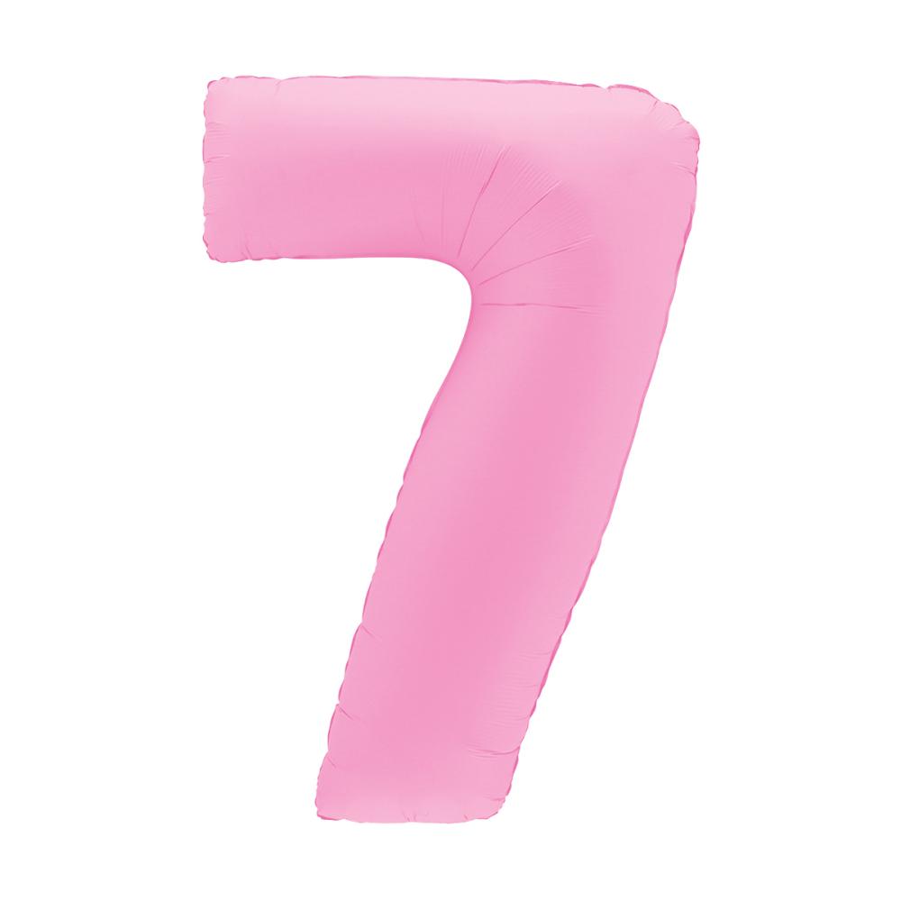 Ballongsiffra - Sju Sakura Pink 100 cm