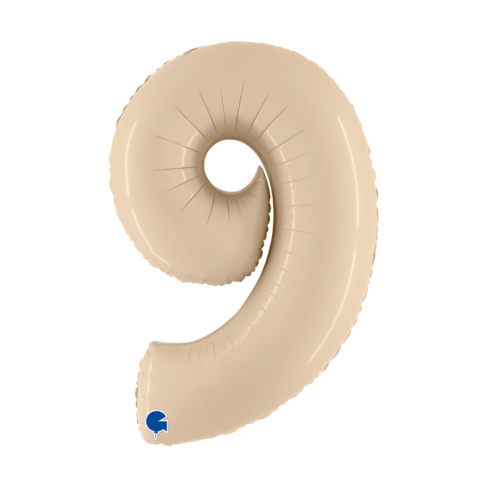 Ballongsiffra - Nio Satin Cream 100 cm