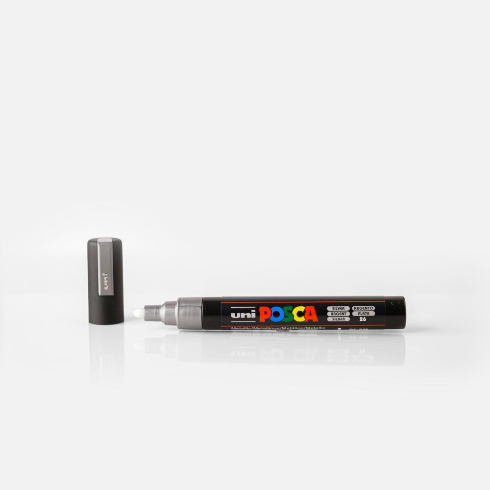 POSCA MARKER PC-5M - Silver 1.8 - 2.5 mm