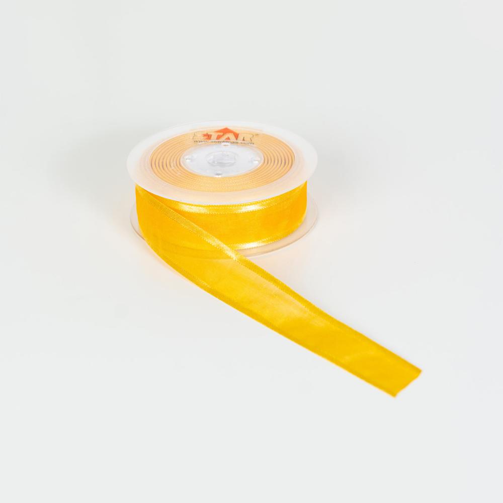 Ballongsnöre - Chic Organza Orange 25 mm * 25 m