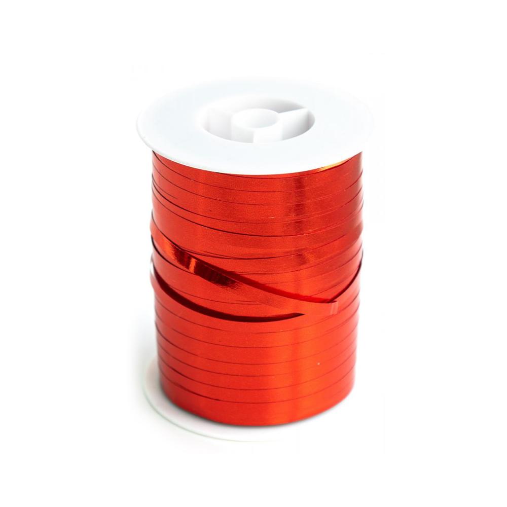 Ballongsnöre - Metallic Rött 500 m * 5 mm