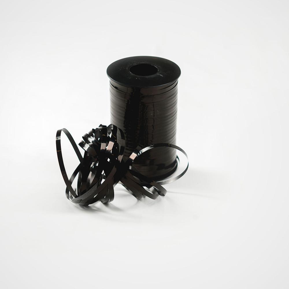 Ballongsnöre - Metallic Svart 500 m * 4,8 mm