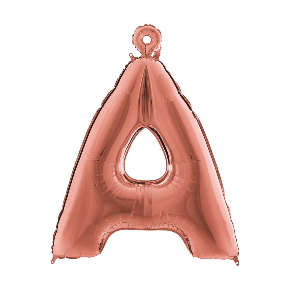Bokstavsballong - Å Rose Gold 100 cm